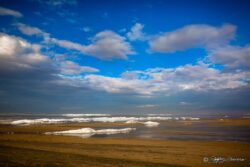 Snow Drifts - Great Salt Lake Shoreline