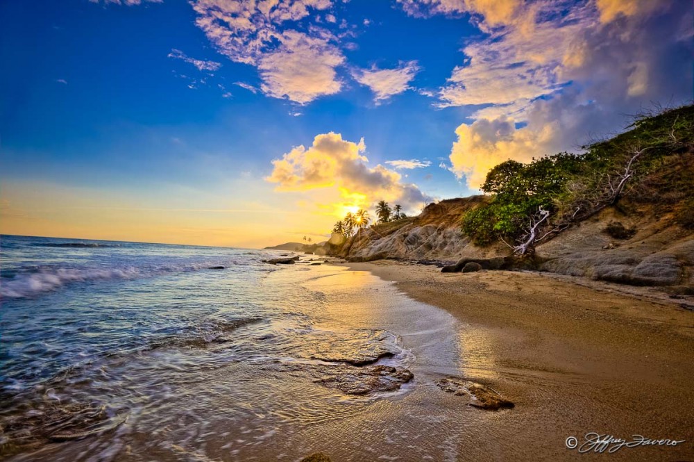 Shoreline Sunset Near Playa Negra