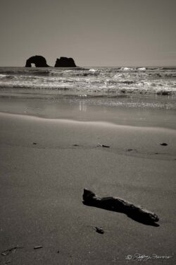 Sparkling Waves and Sand