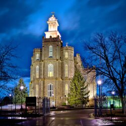 Late Winter Logan Temple