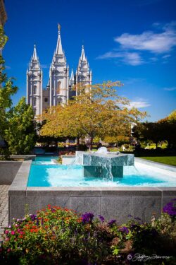Salt Lake Temple Early Fall