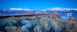 Antelope Island Mid-Causeway View