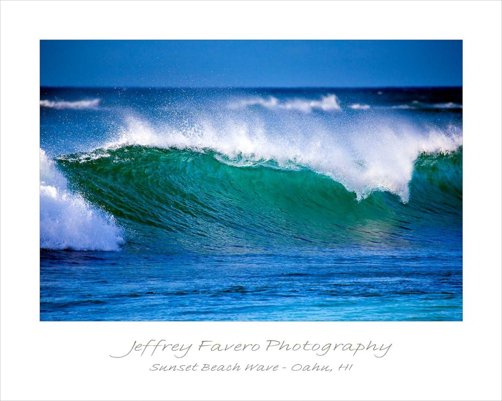 Sunset Beach Wave - Oahu, HI