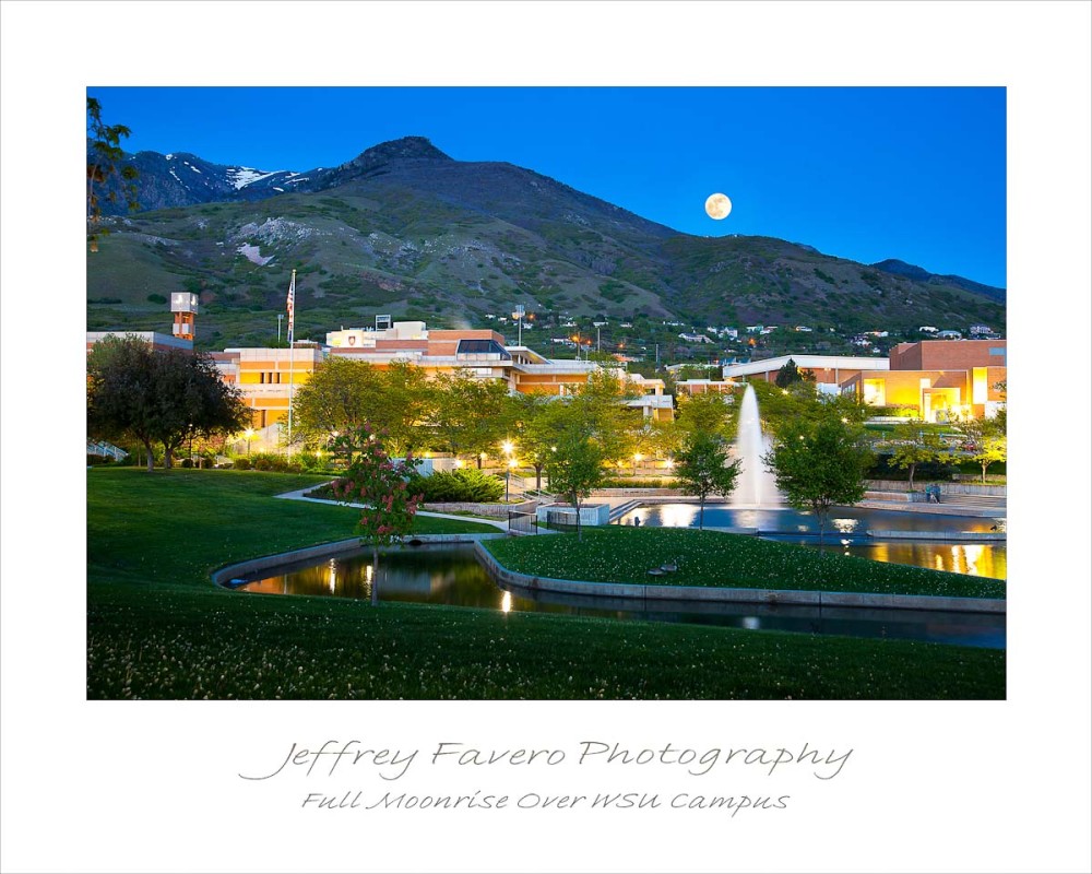 Full Moonrise Over WSU