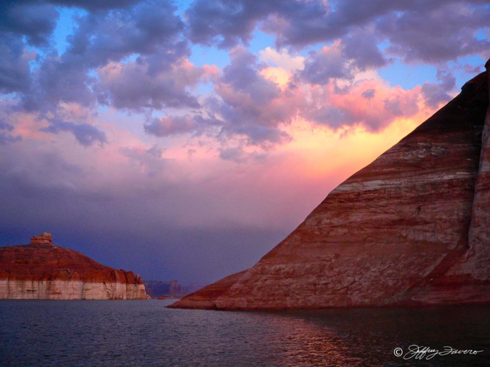 Lake Powell - Pink Clouds