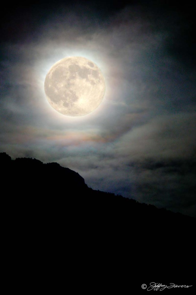 October Full Moon - Wasatch Front