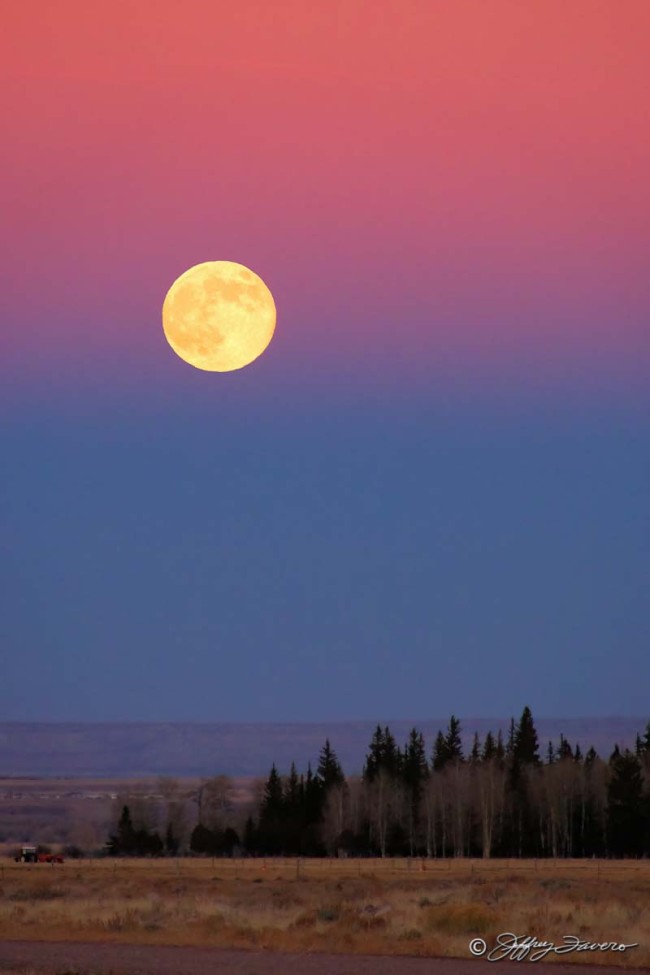 November Full Moon - Bridger Valley Wyoming