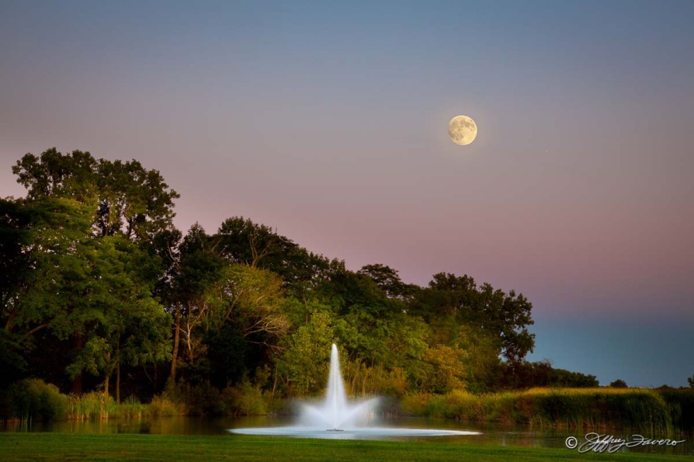 September Moonrise - Milford Center, Ohio