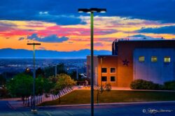Sunset Over Ogden Ice Sheet
