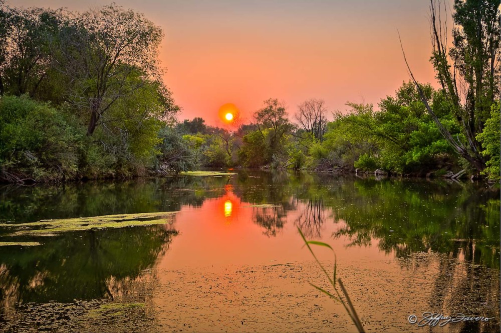 West Ogden Sunset Reflection