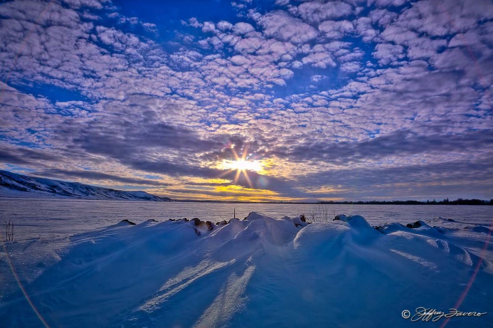 Winter Sun And Clouds