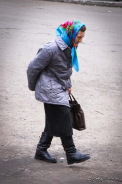 Colorful Ukranian Babushka