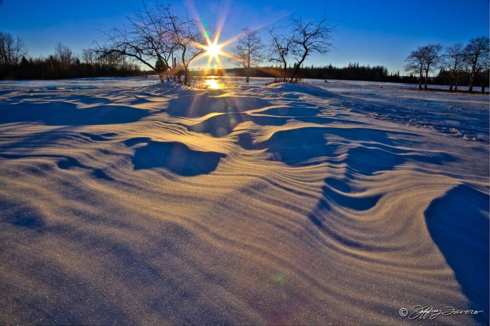 Wind Sculpted Snow