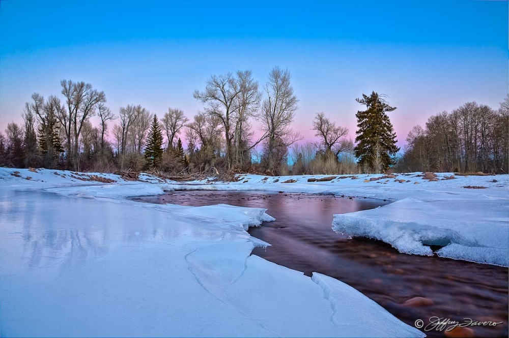 Blacks Fork At Sunset