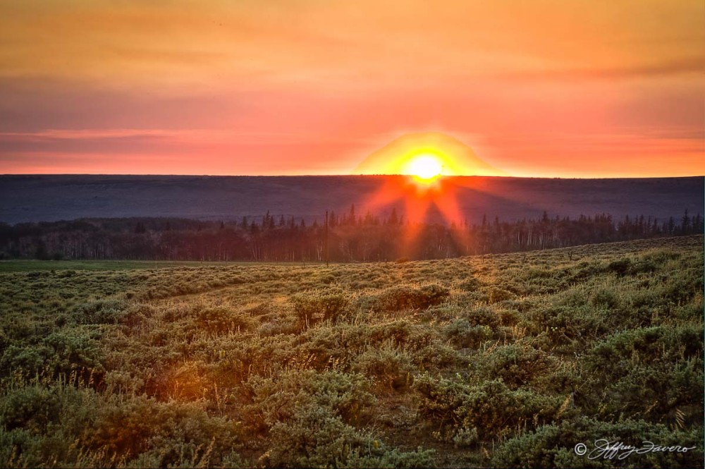 Sunset Over Sagebrush