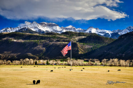Snowcapped San Juans From Weber Ranch