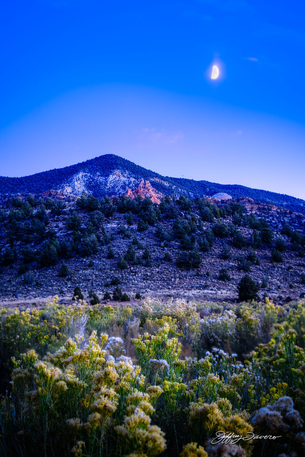 Moonrise and Autumn Dusk