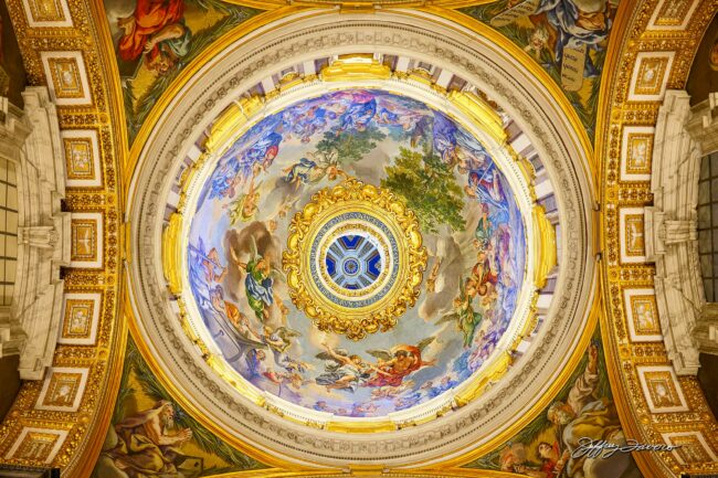 The Glory Above – St. Peter’s Basilica