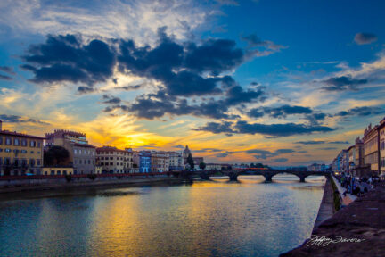 Twilight Over the Arno