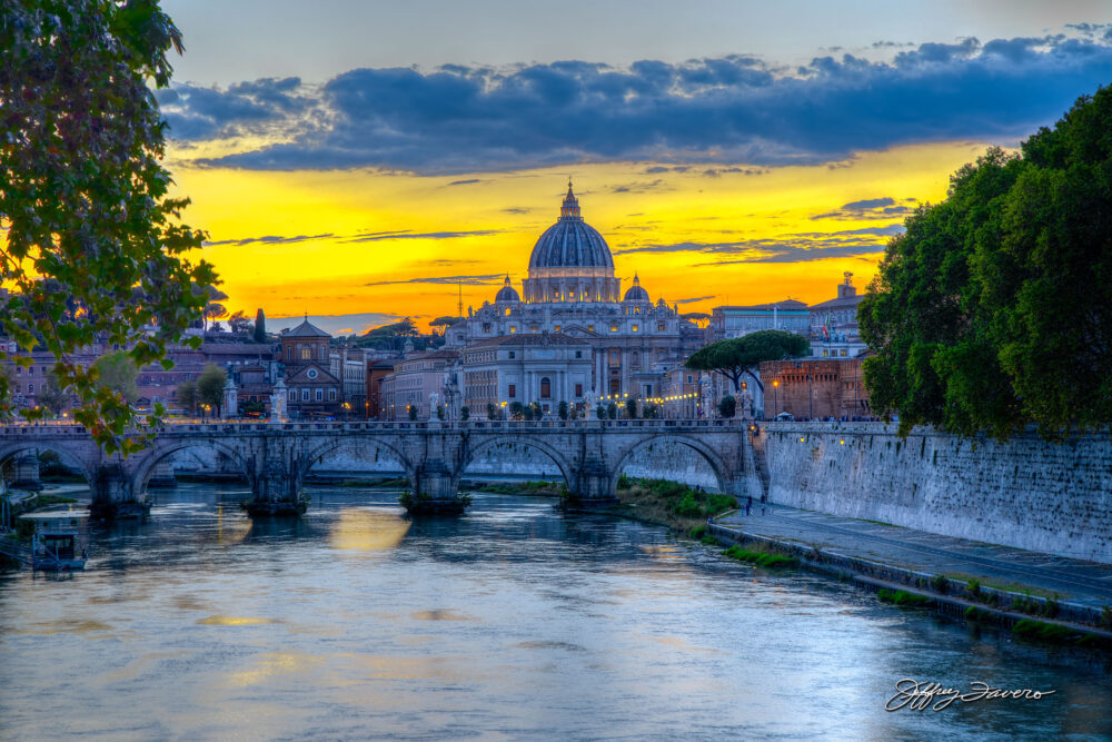 Dusk Falls on the Eternal City
