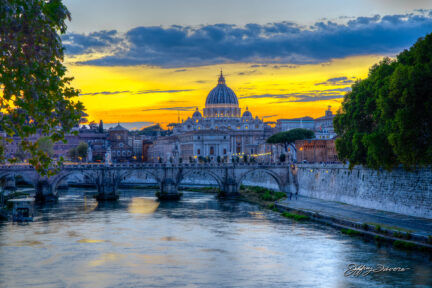 Dusk Falls on the Eternal City